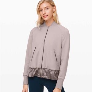 Lululemon Swept Along Bomber Jacket Size XL